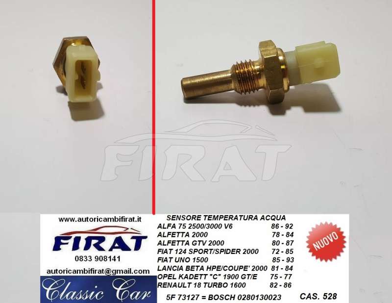 SENSORE TEMPERATURA ACQUA ALFA - FIAT - LANCIA (73127)